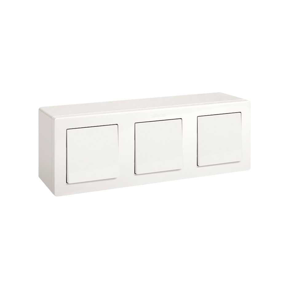 Caja de Superficie 3 elementos Caja de Superficie 3 elementos
